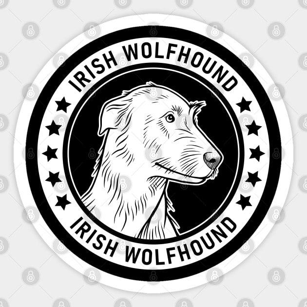 Irish Wolfhound Fan Gift Sticker by millersye